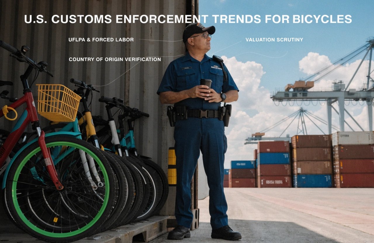 US customs enforcement trends for bicycles