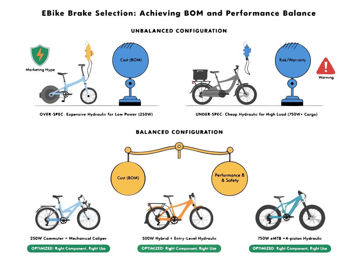 A diagram showing a balanced vs. unbalanced Bill of Materials