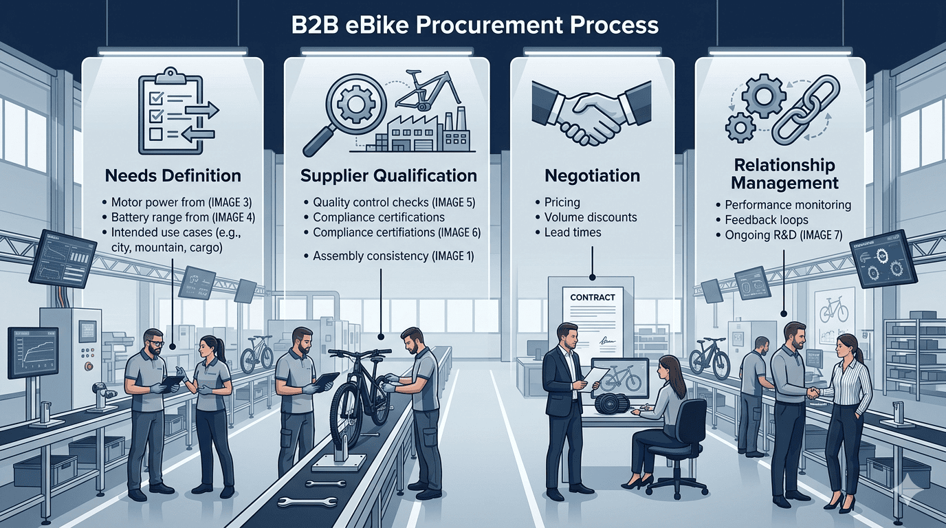 B2B eBike purchasing process overview